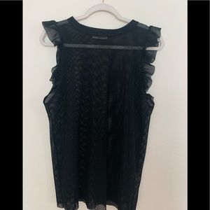 Lavender field swim black cover up